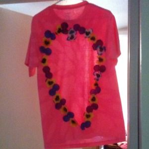 Floral Tye Died Pink Shirt