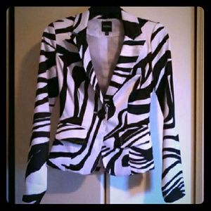XOXO Black and White Blazer