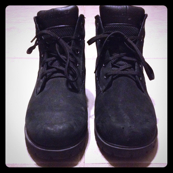 Stealth Black Timberland Boots