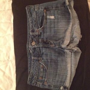 American Eagle shortie shorts.