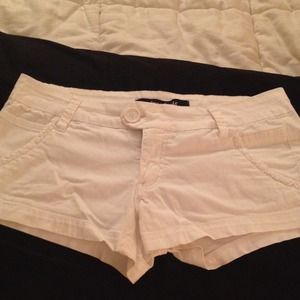 White Charlotte Russe Khaki Shorts