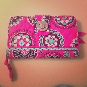Pink Vera Bradley Wallet