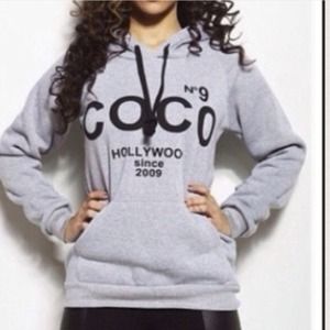 CoCo channel hoodie fits XS-M