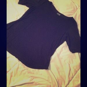 Super soft basic black top