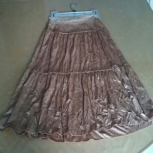 Gold Mettalic Skirt