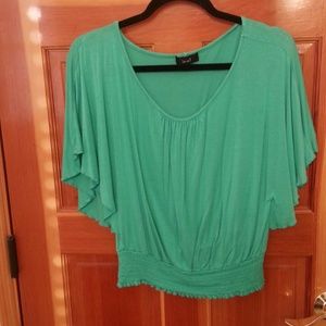 Green shirt