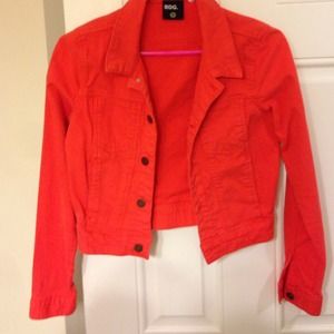BDG Orange Denim Jacket