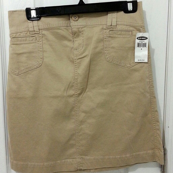 Brand new khaki skirt