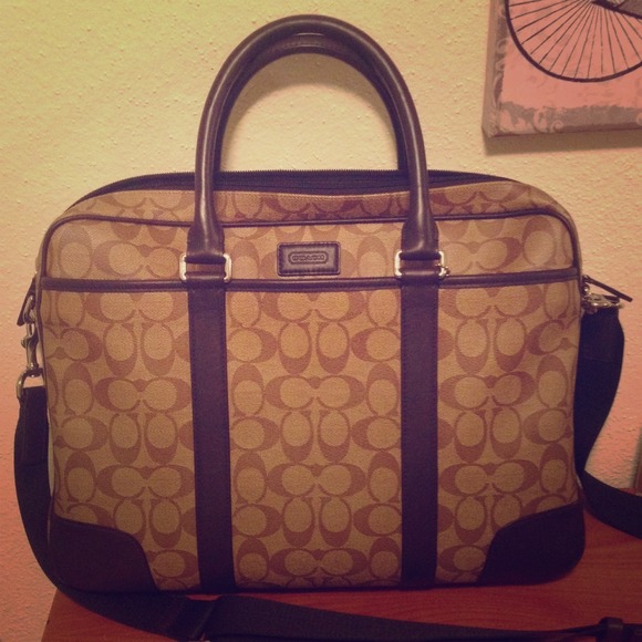 Coach brief carrying bag.