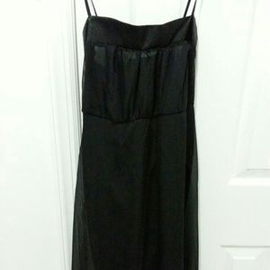 Brand new chiffon black dress