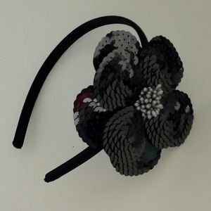 Xhilaration Sequined Flower Headband