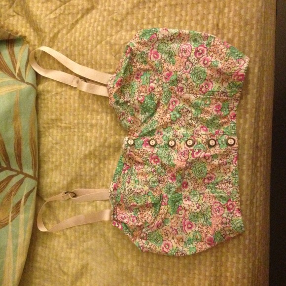 Crop corset