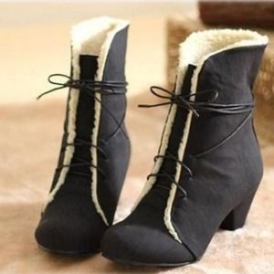 Fleeced-Lined Short Boots