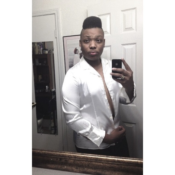 White silk long-sleeve