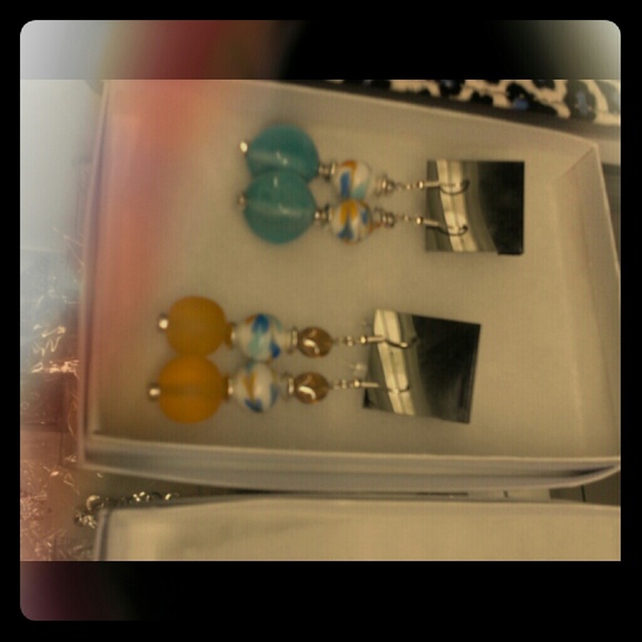 Handcrafted turquoise Sterling silver earrings