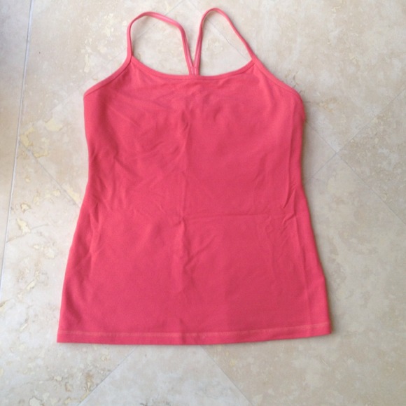 lululemon athletica Tops - Lulu lemon tangerine tank top perfect condition