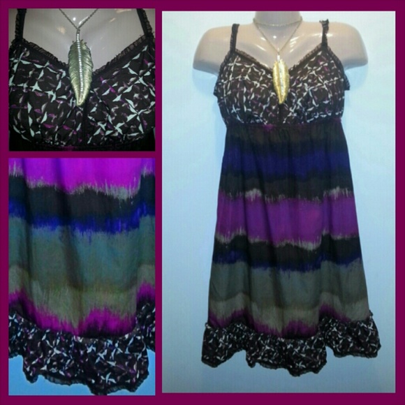 ⚠Sold ⚠  Sexy Tie Dye Midi Dress.  Medium 🎉