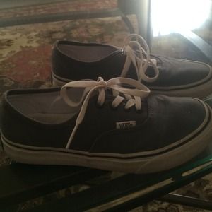 Gray vans size 6! Gently loved!