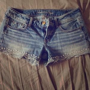 American Eagle short shorts
