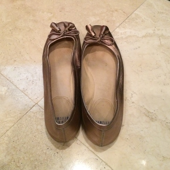 Stuart weitzman ballerina flats w/ bow & tassel - Picture 3 of 3
