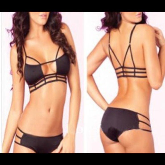 Sexy strappy bathing suit