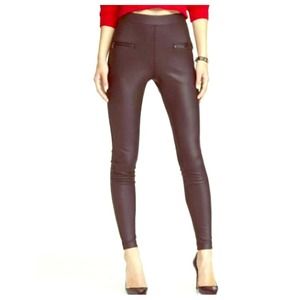 Express Scuba/Faux Leather Leggings