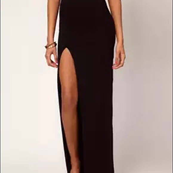 Bodycon Side Slit Maxi Skirt