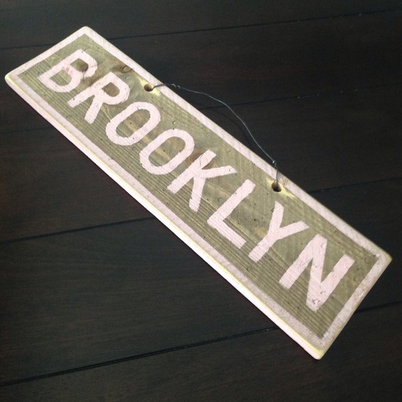 Brandy Melville Other - Brandy Melville Brooklyn Wood Sign