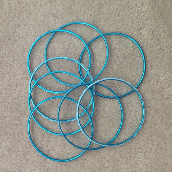 FREE Blue Sparkle Bangle Set