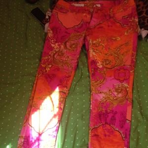 Printed ankle jeans. Size 11 juniors