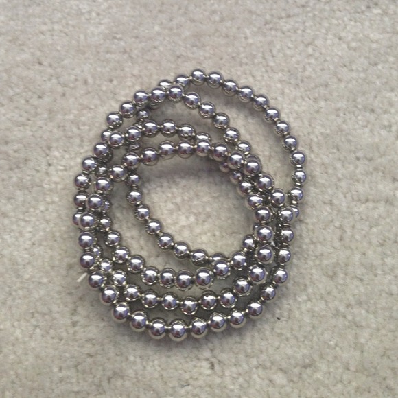 FREE Silver Stretch Bead Bracelets