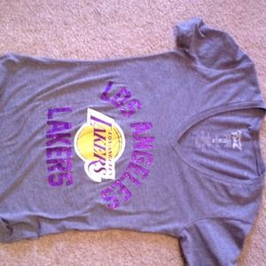 Los Angeles lakers v-neck tee