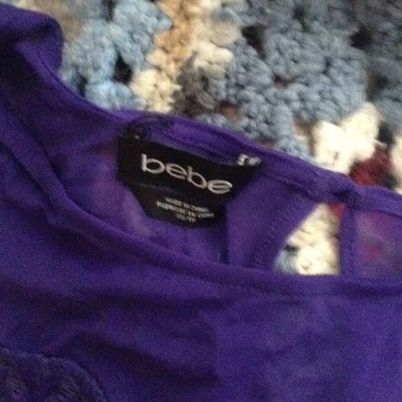 Purple lace with sheer bodysuit