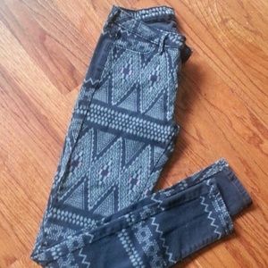 Levi's tribal print skinny jeans from uo