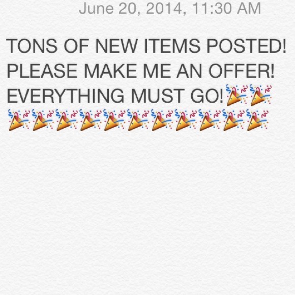 EVERYTHING MUST GO GO GO GO! Make me an offer!