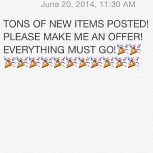 EVERYTHING MUST GO GO GO GO! Make me an offer!