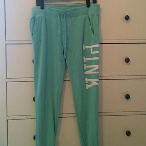 Victoria's Secret PINK Tiffany blue sweatpants