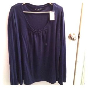 Dark Navy long sleeve top