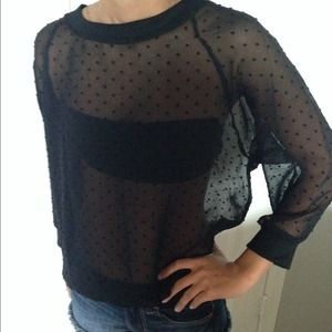 Sheer top! NWT!