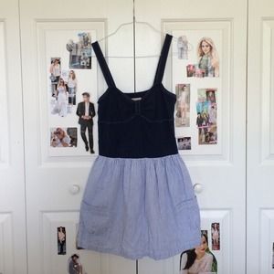 Navy Blue Hollister Dress