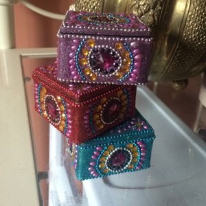 3 Mini Jewelry Holders (Can hold anything)