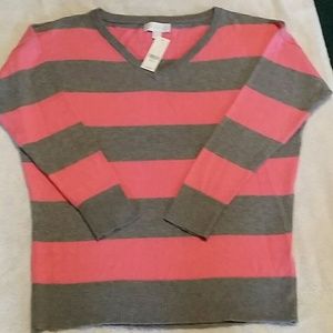 Beautiful pink and gray sweater