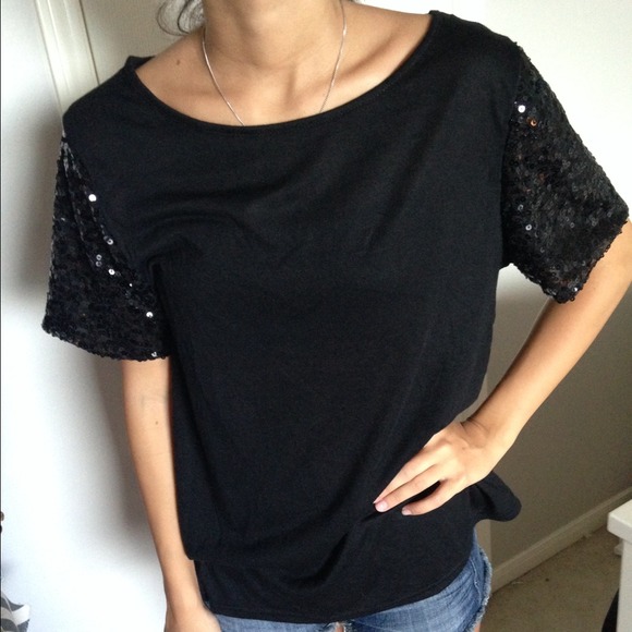 Sequin top!