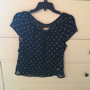 Hollister sheer top
