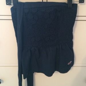 Strapless hollister top belt included