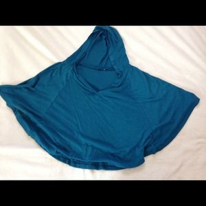 Blue riding hood top