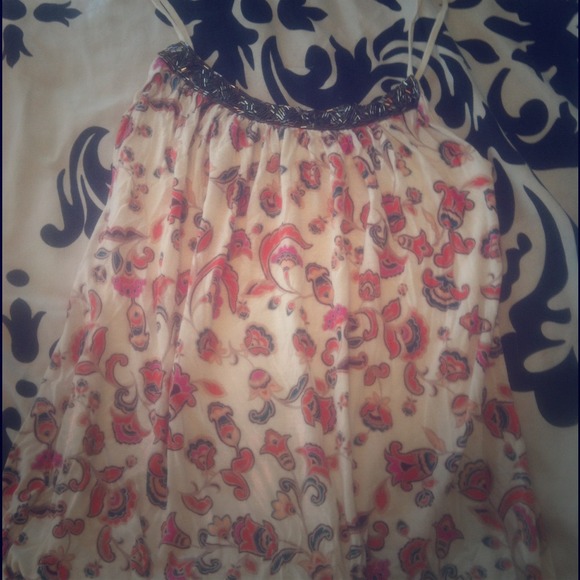 Candie's floral sequin camisole