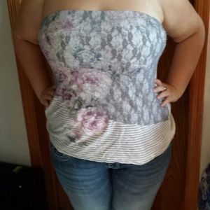 Super cute lace tub top