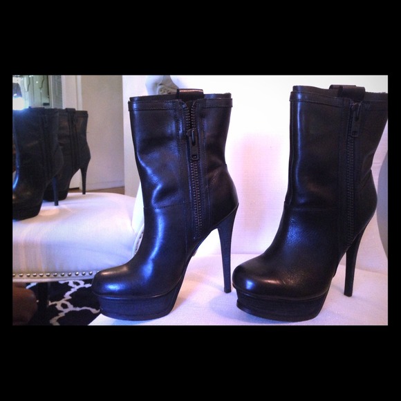 New Calvin Klein Ginette leather boots!