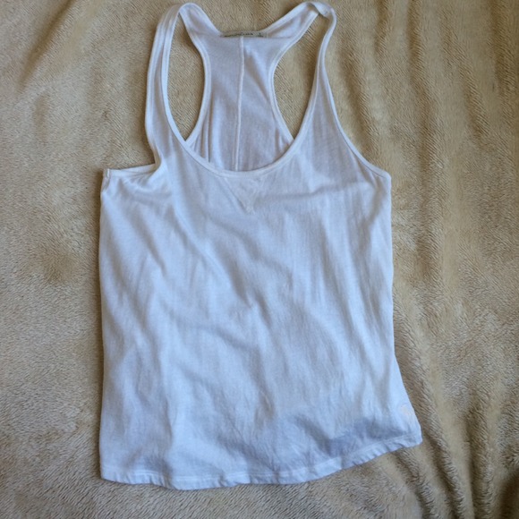 A Abercrombie and Fitch white tank